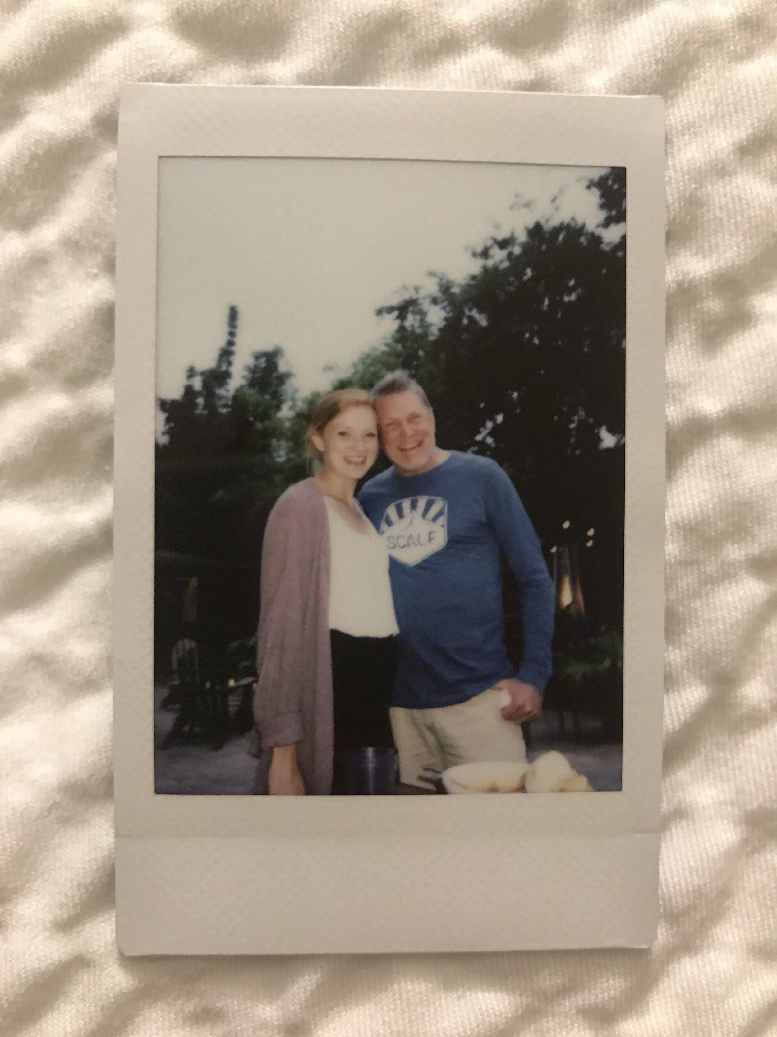 Thesis Celebration with Dad, Florida, 2021