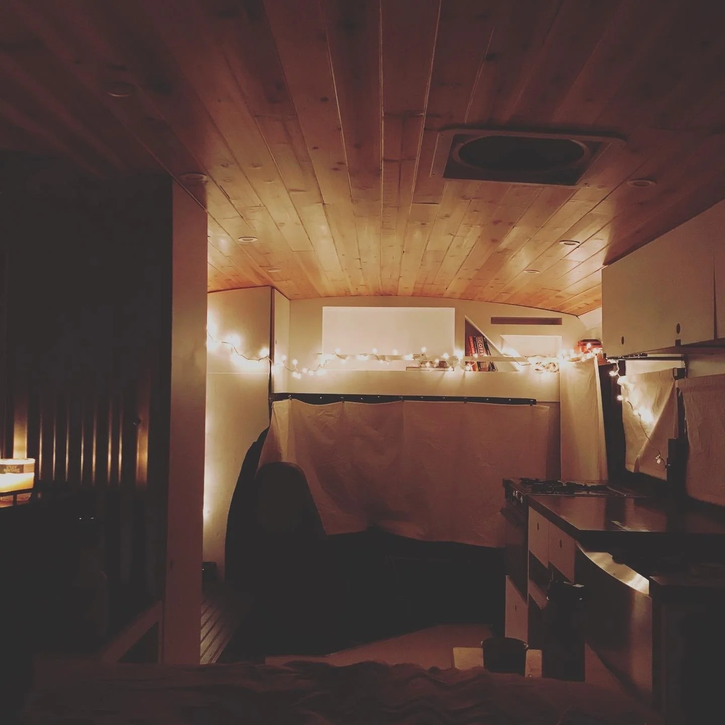 First night in the bus, 2021