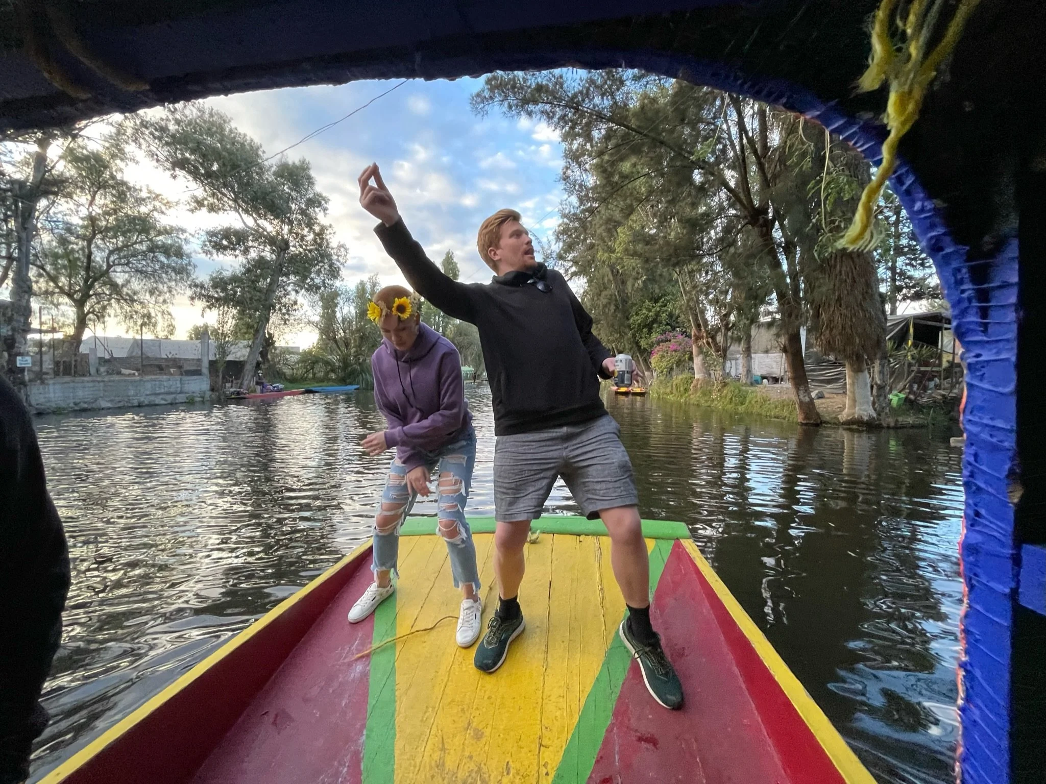 Canal ride, Mexico City, 2022