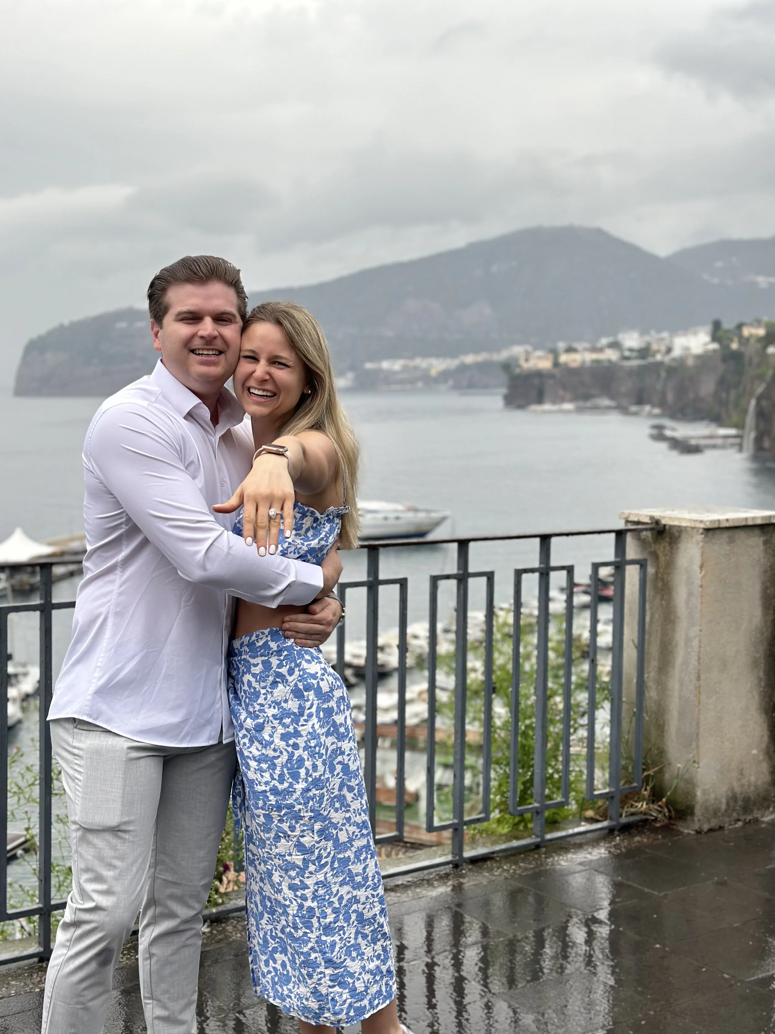 They're ENGAGED! Sorrento, Italy, 2023