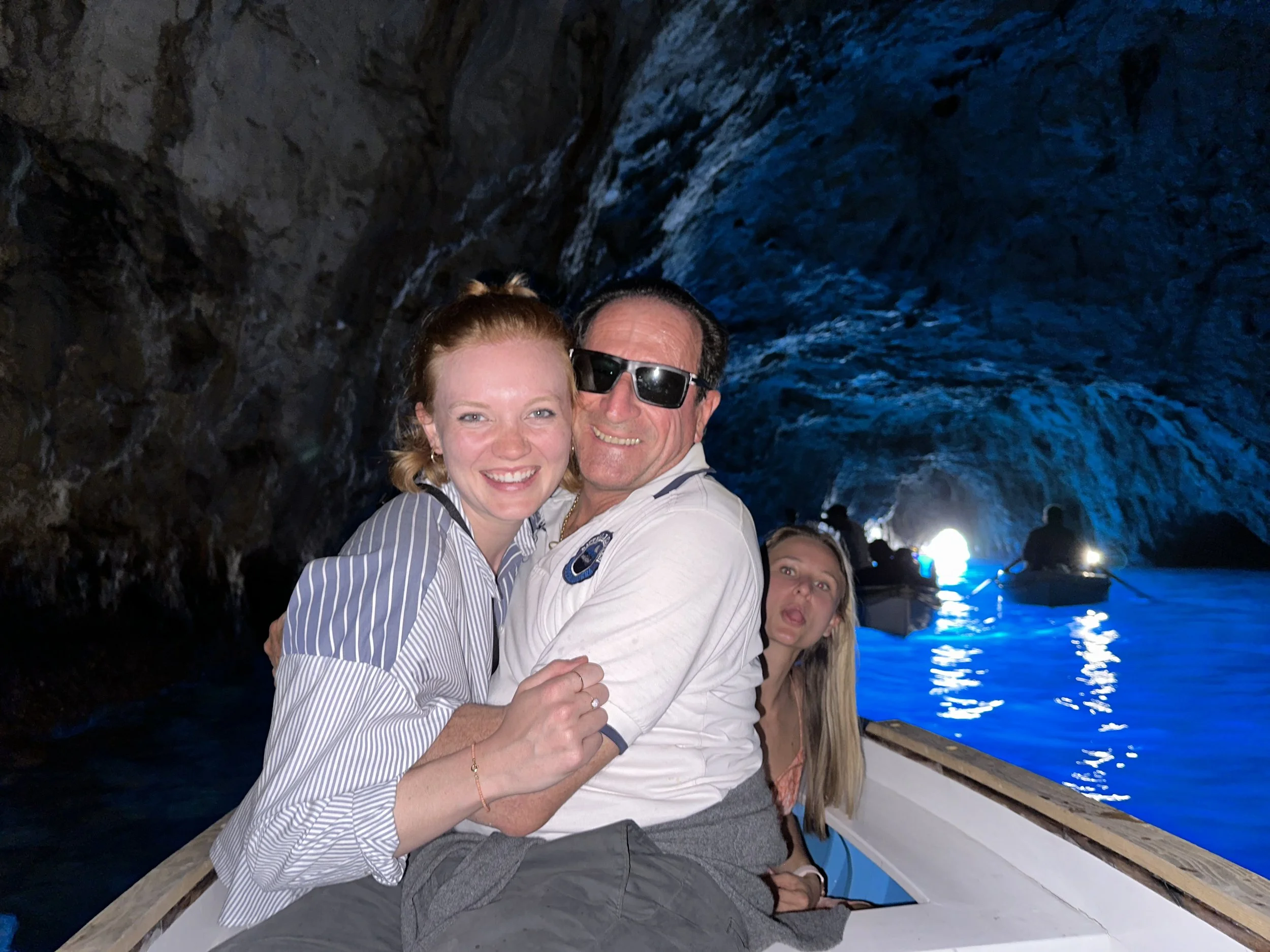 Friendly tour guides, Capri, Italy, 2023