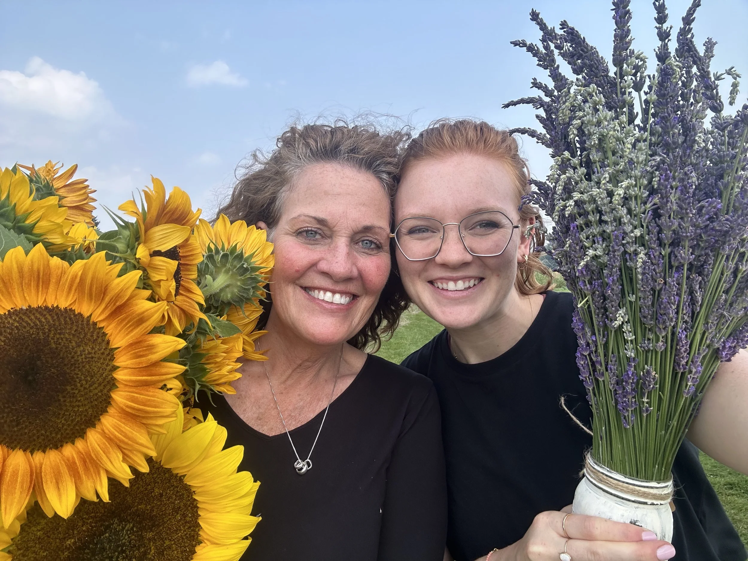 Flower Farm with Mom, Michigan, 2023