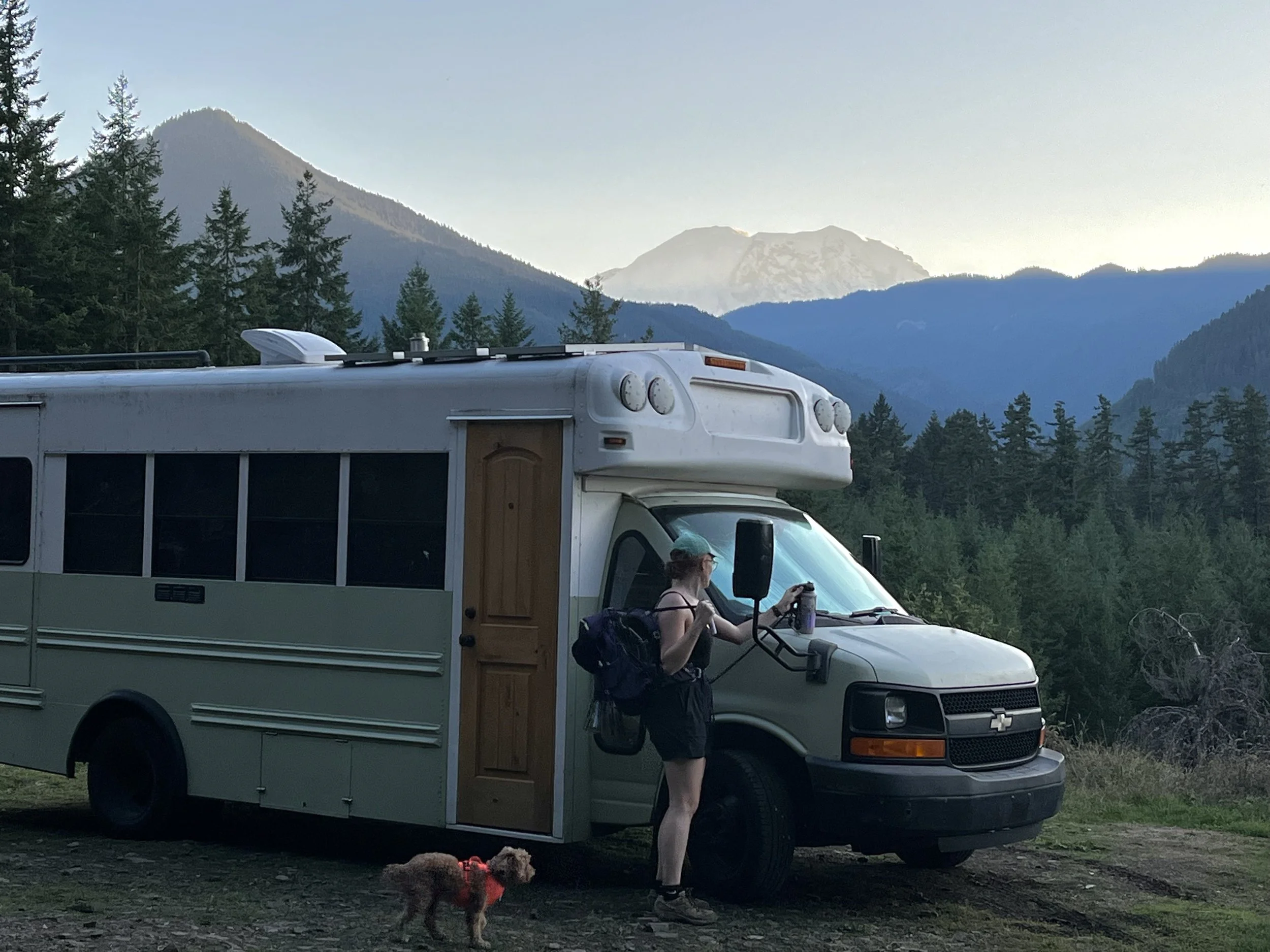 First camping trip in Washington with Isabella, 2023