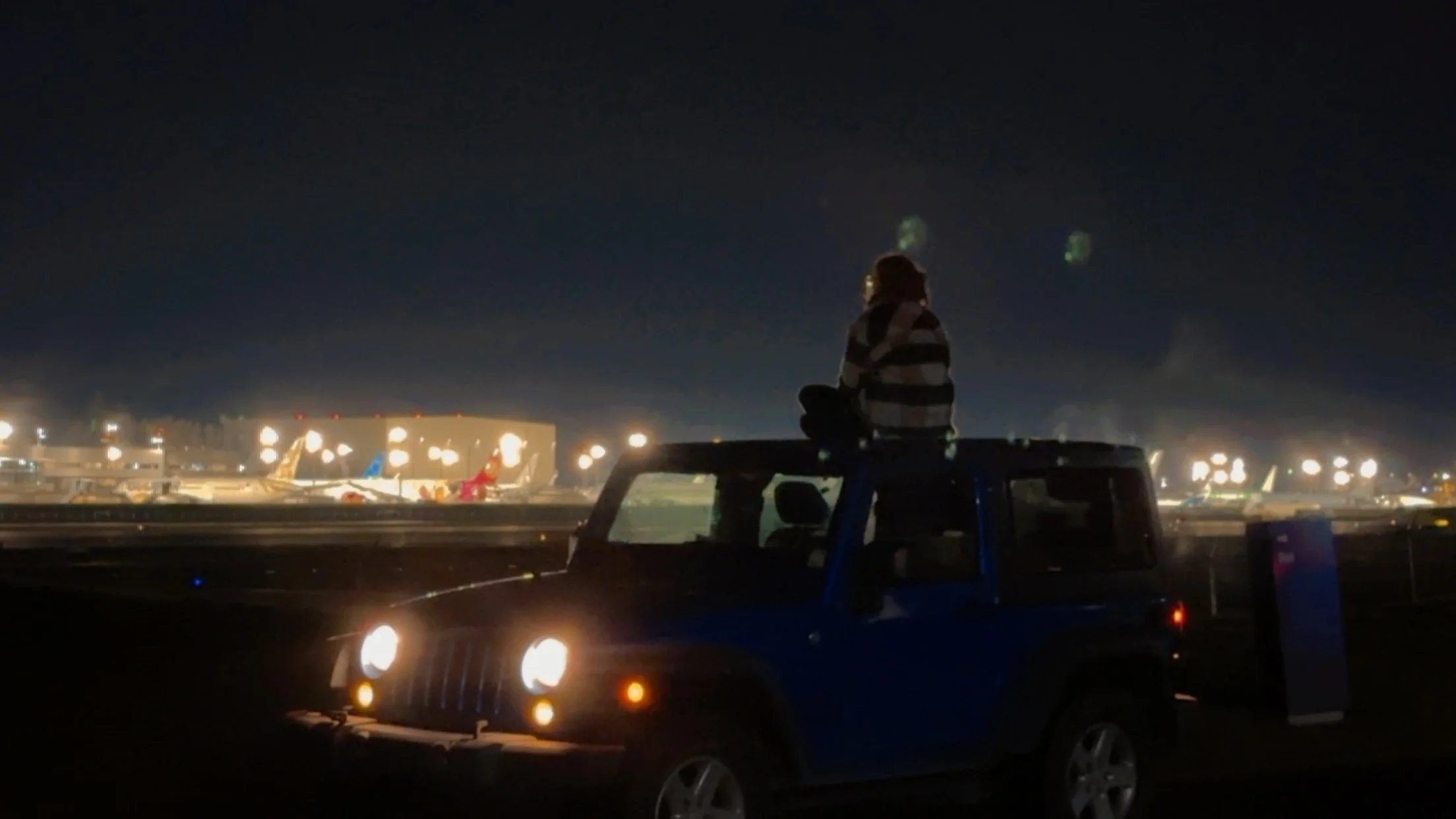 Stranger takes my photo while plane watching, 2023