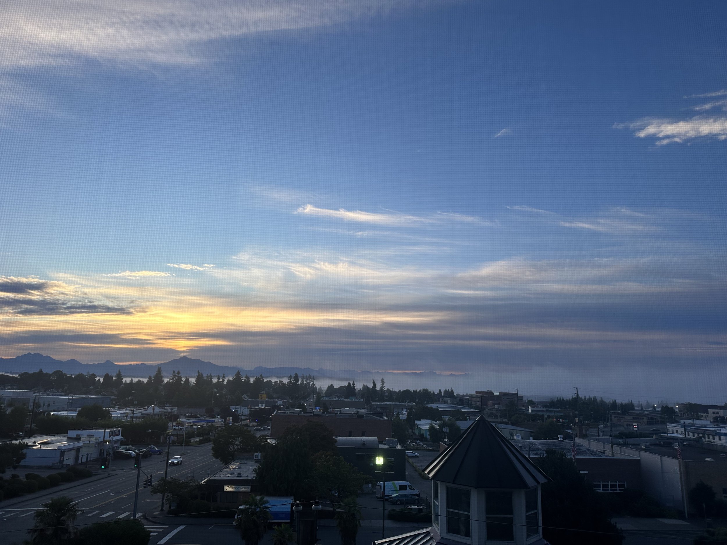Views from my favorite apartment, Everett WA, 2024