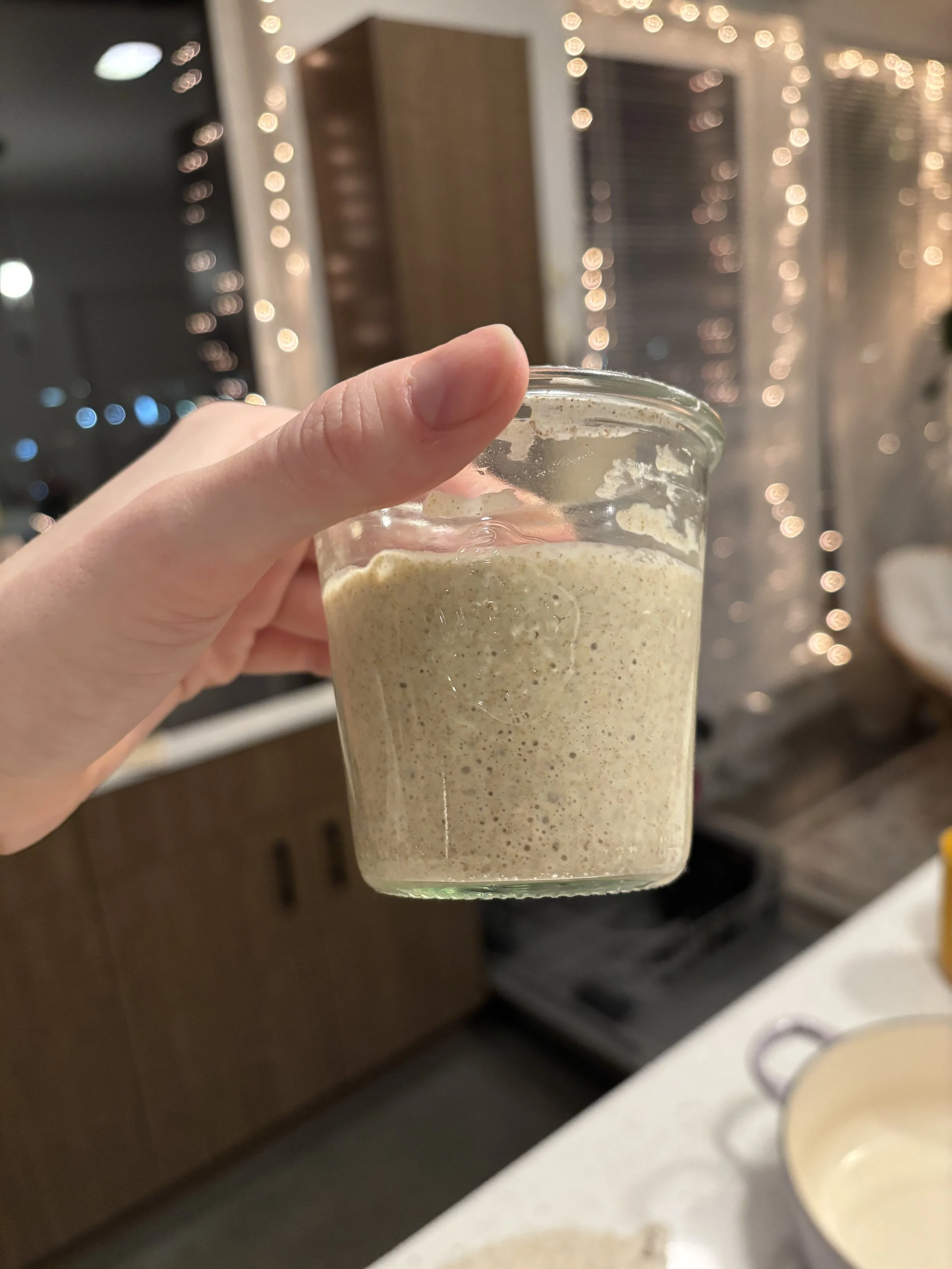 Sourdough Starter "Jerry" is getting healthy, January 2025