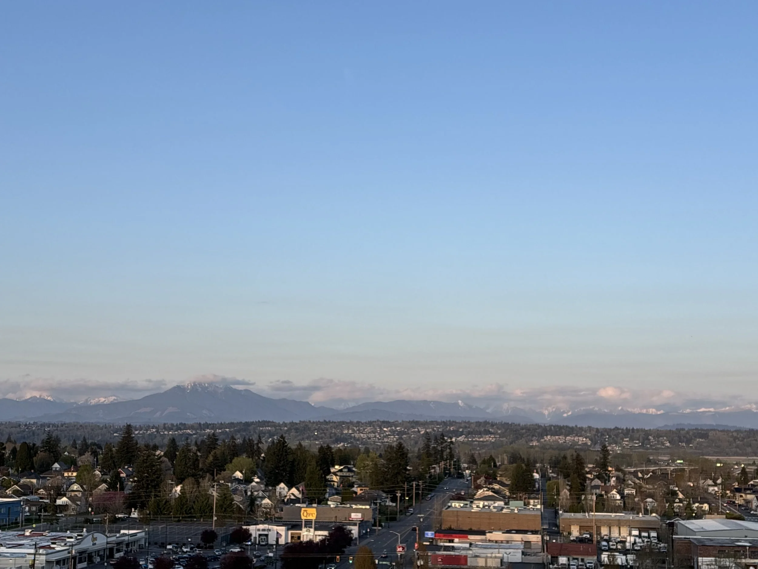 View from my apartment, Everett, 2025