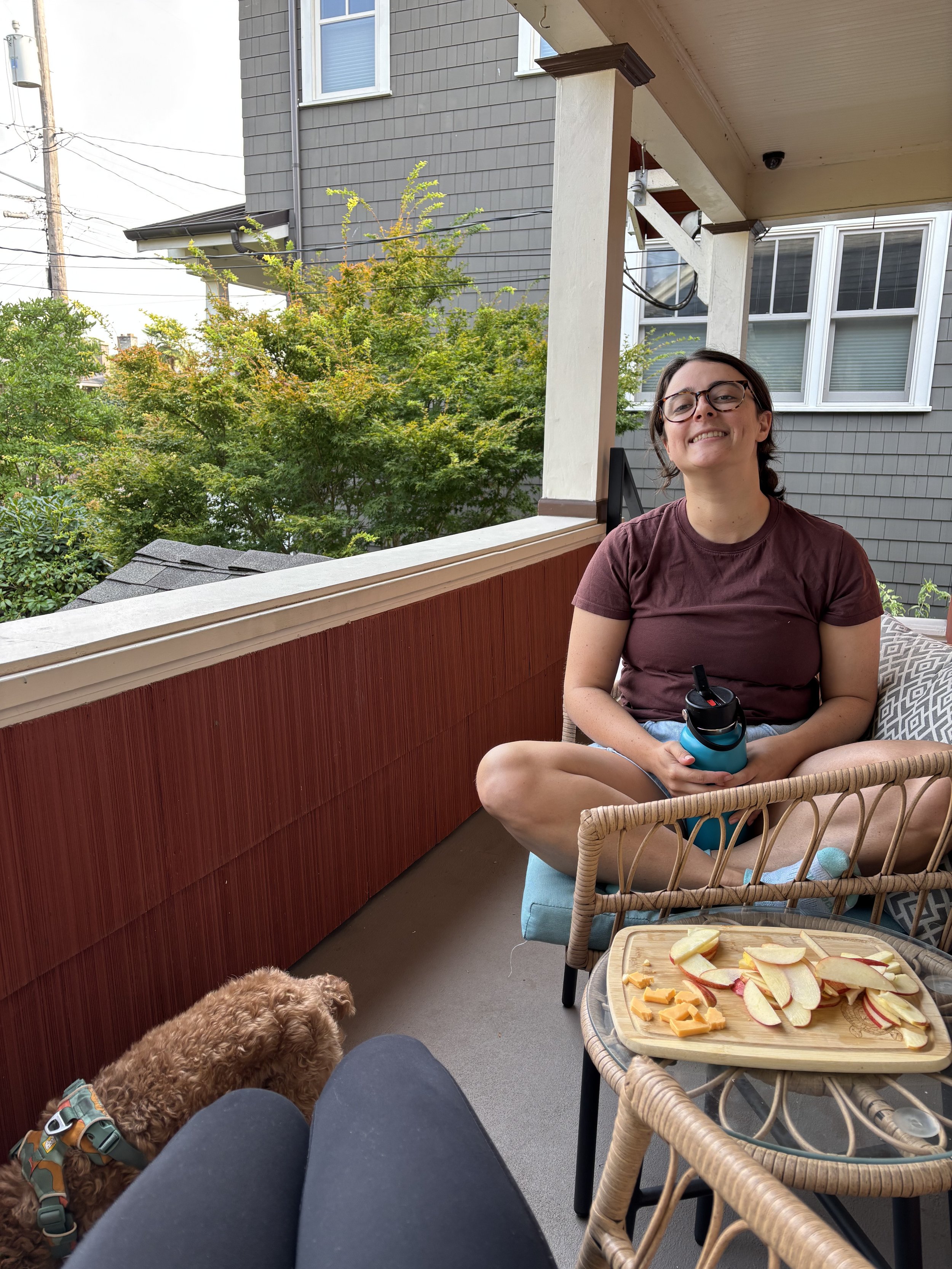 Snacks and walks with best buds, Seattle, 2025