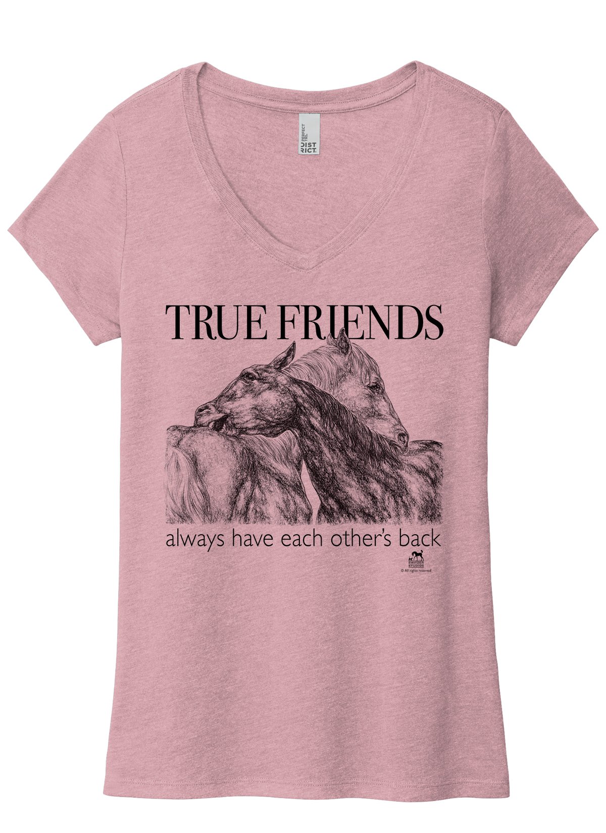 True Friends lavendar v-neck.jpg