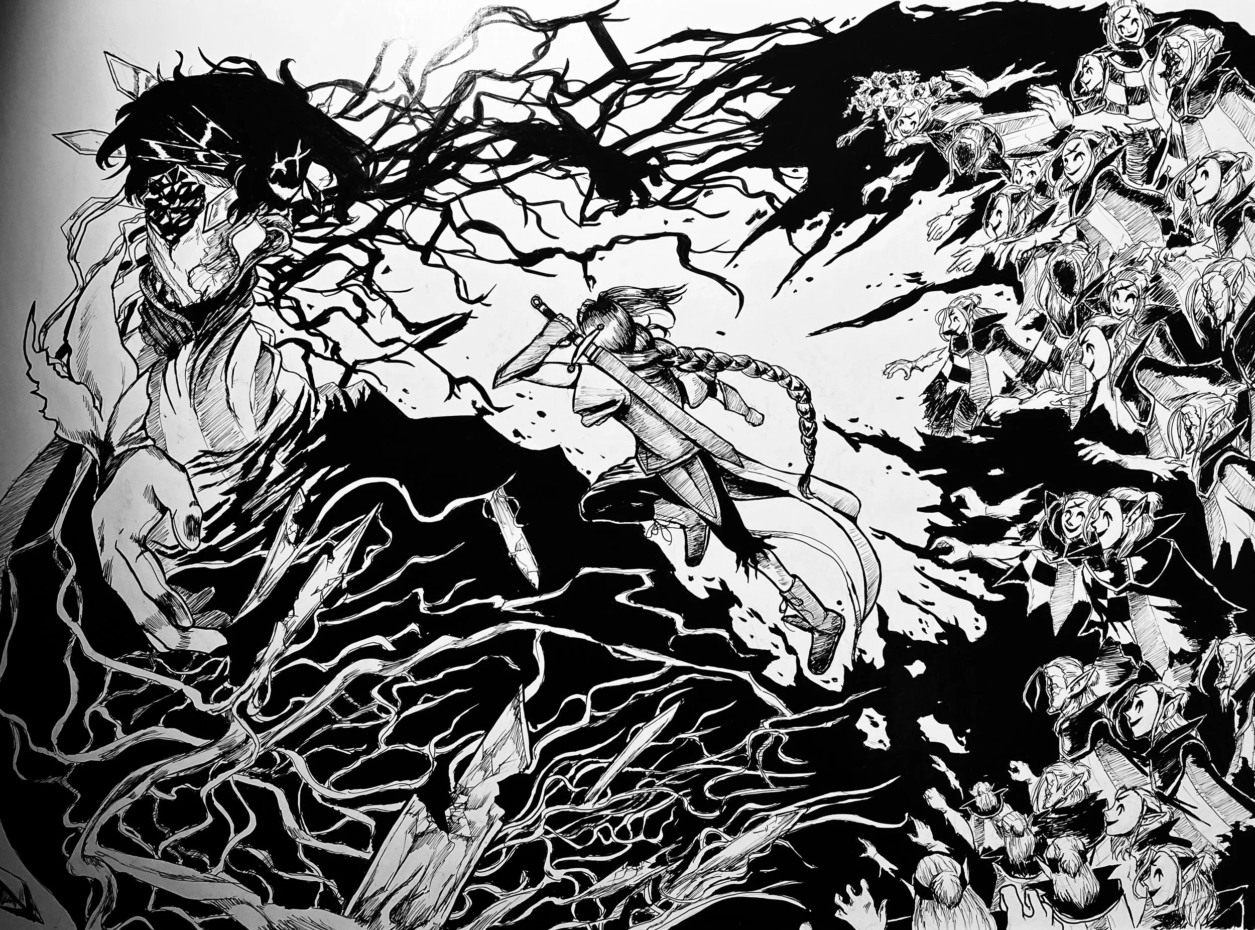 M:WAM - traditional inked battle art