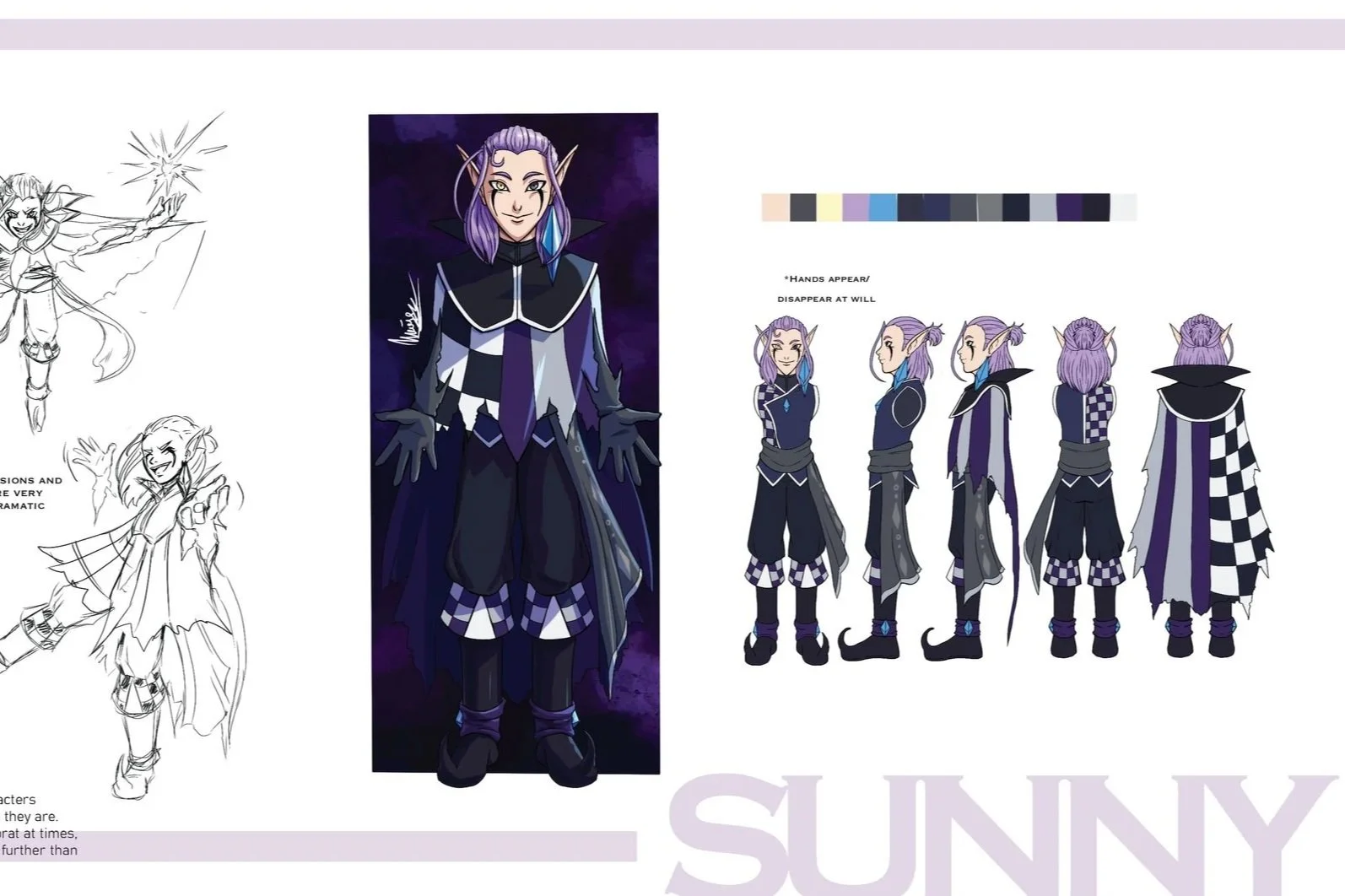 m:wam - character design sheet