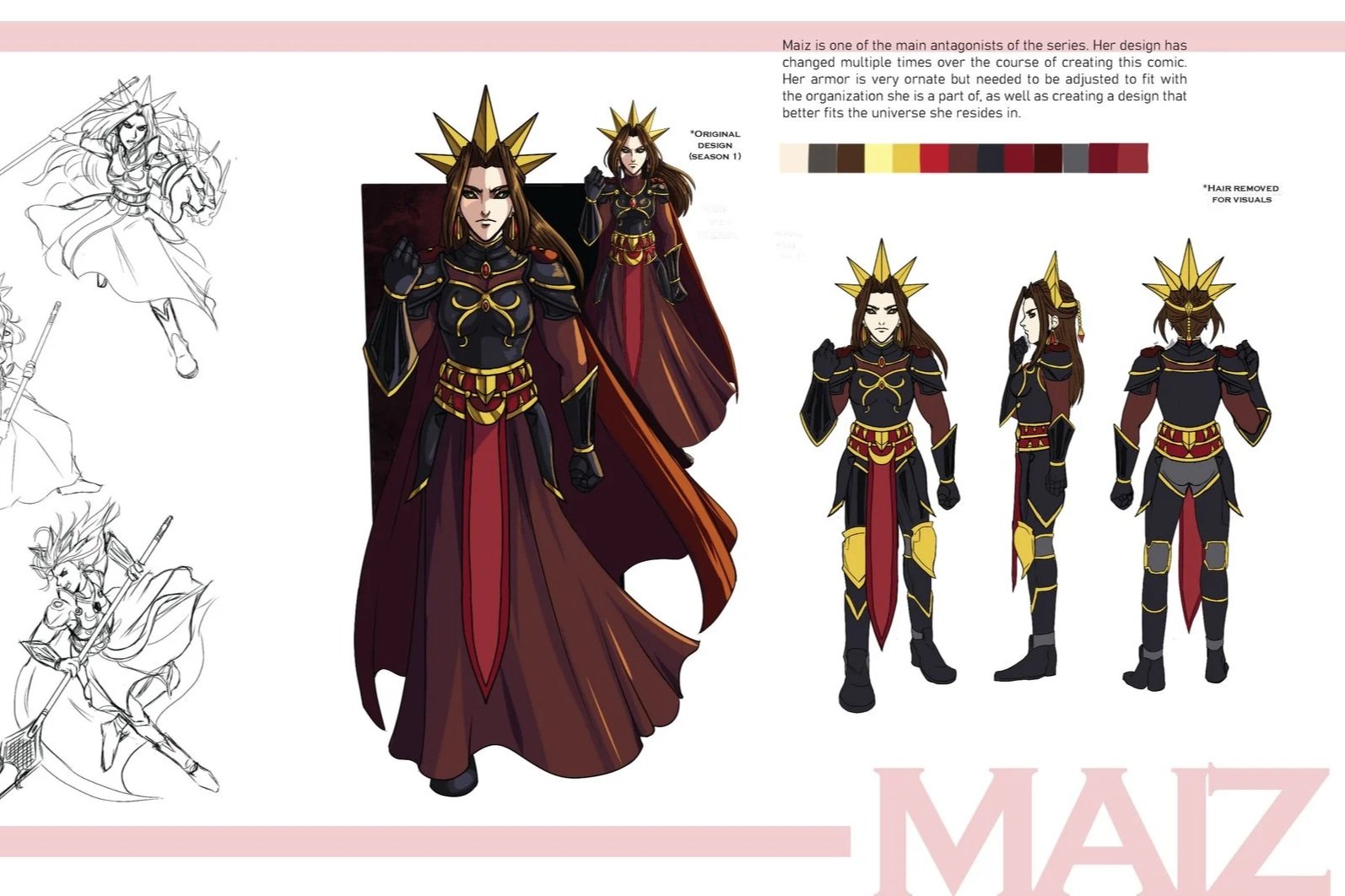 m:wam - character design sheet