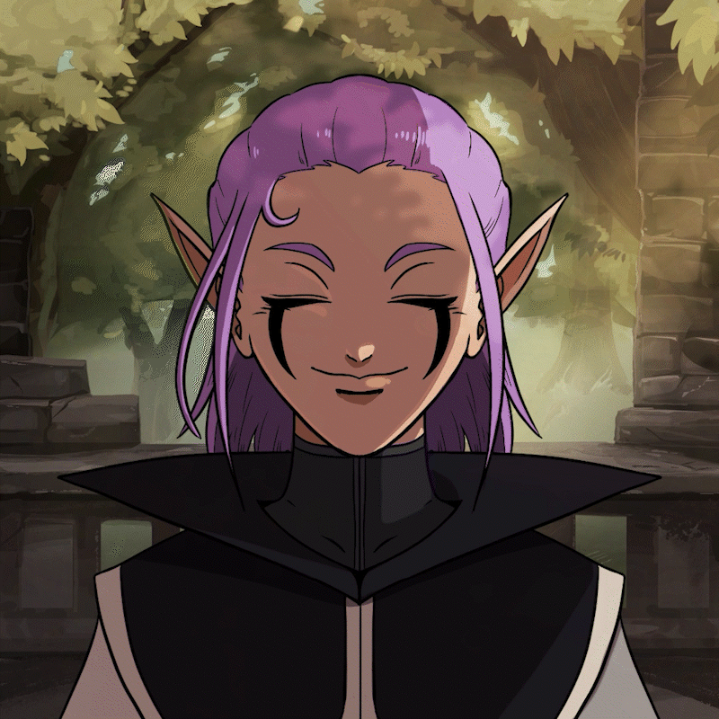 sunny - parallax character animation