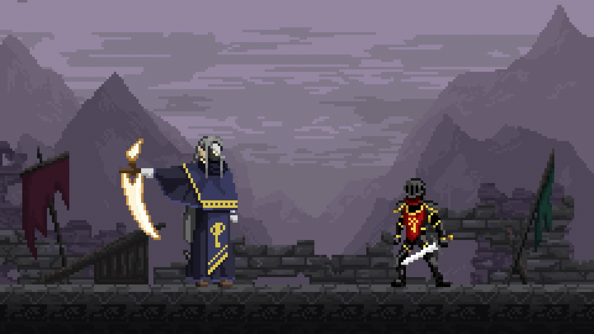 ori - pixel battle animation