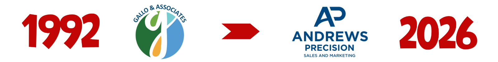 Gallo & Associates to AP Andrews Precision Sales and Marketing, 1992-2026