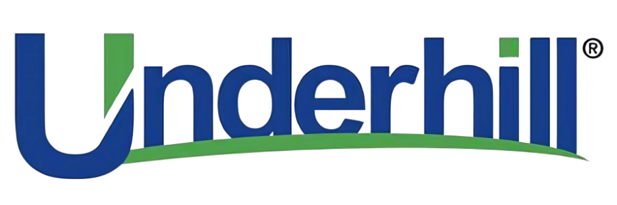 The Underhill logo with blue and green colors.