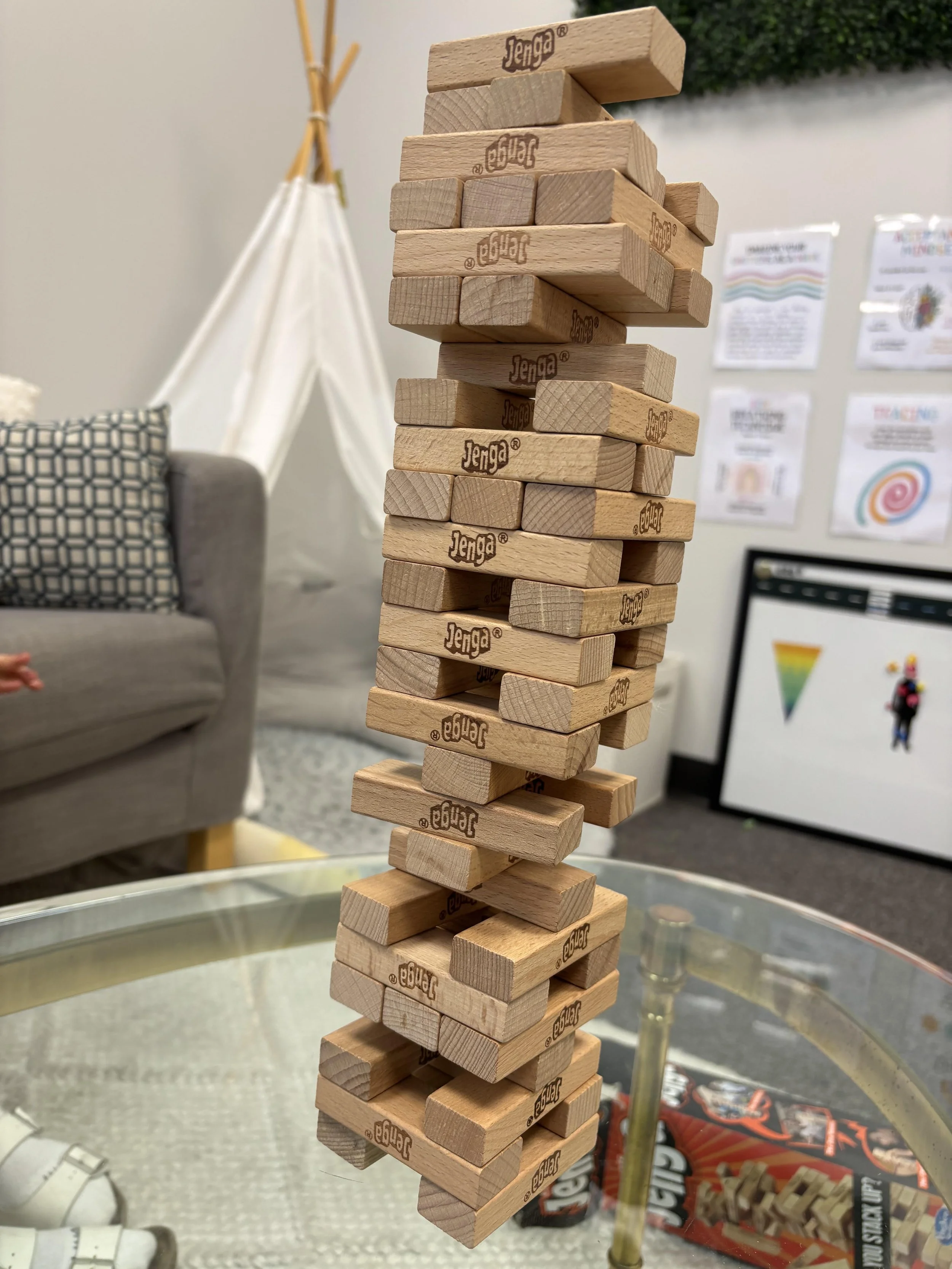 Using Jenga to Teach Anxious Kids That Body Sensations Aren't Dangerous