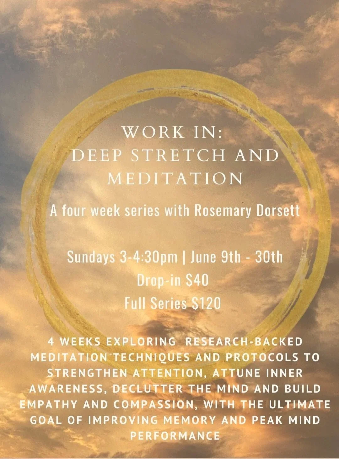 Rosemary Dorsett Workshop Flier - Work In