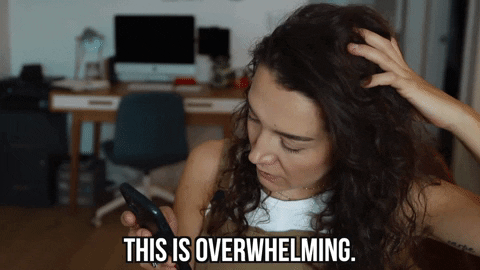 Business owner feeling overwhelmed while growing a business