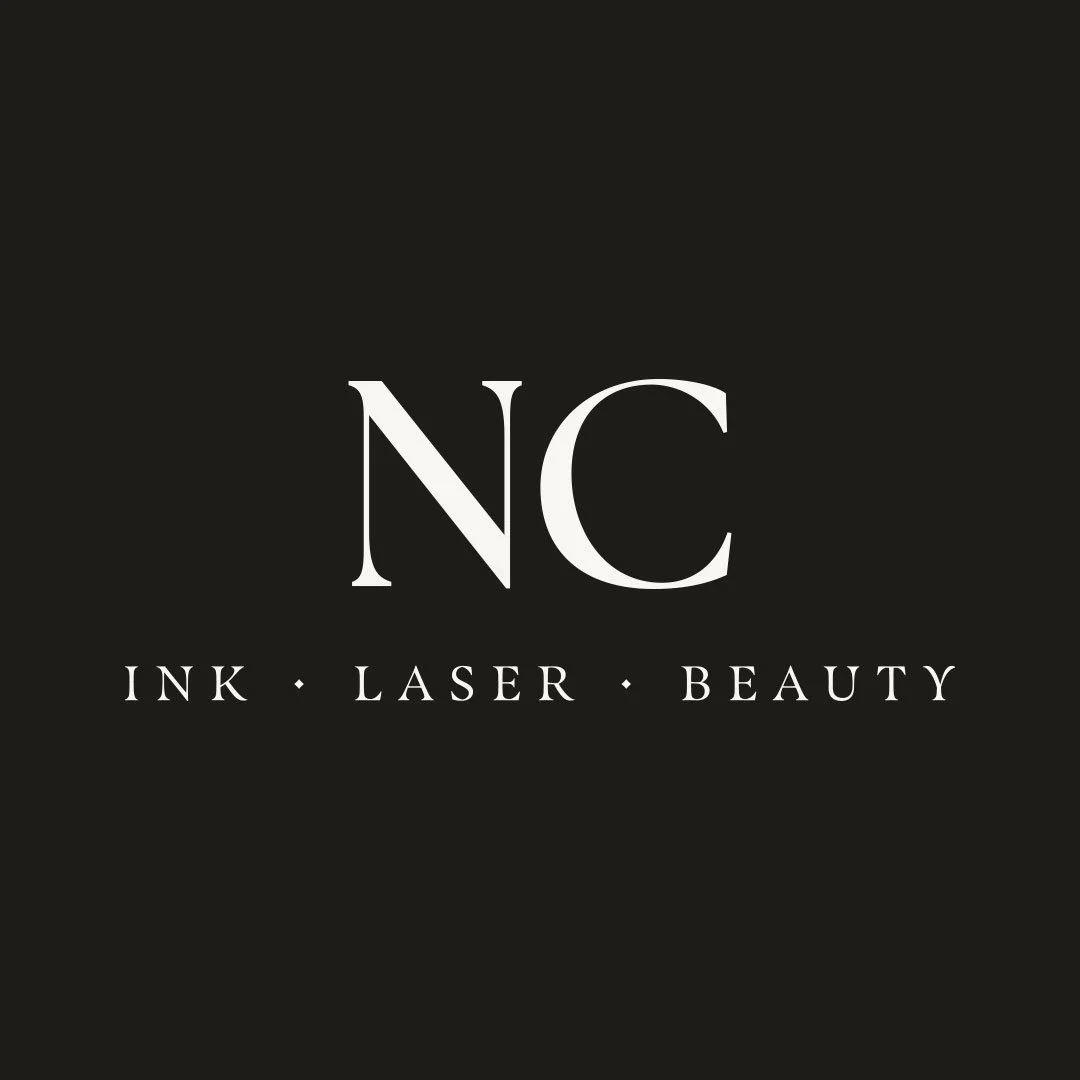 NC logo with the words Ink, Laser, Beauty underneath.