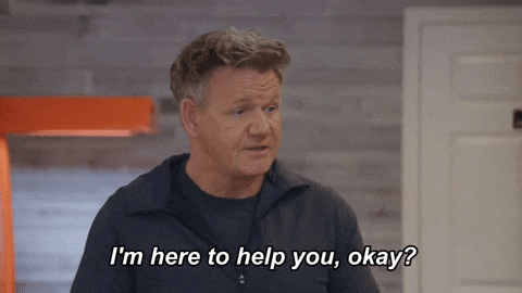 Reaction GIF representing the reassurance of having someone in your corner.