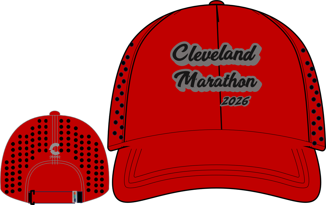 Cleveland Marathon Red Cap