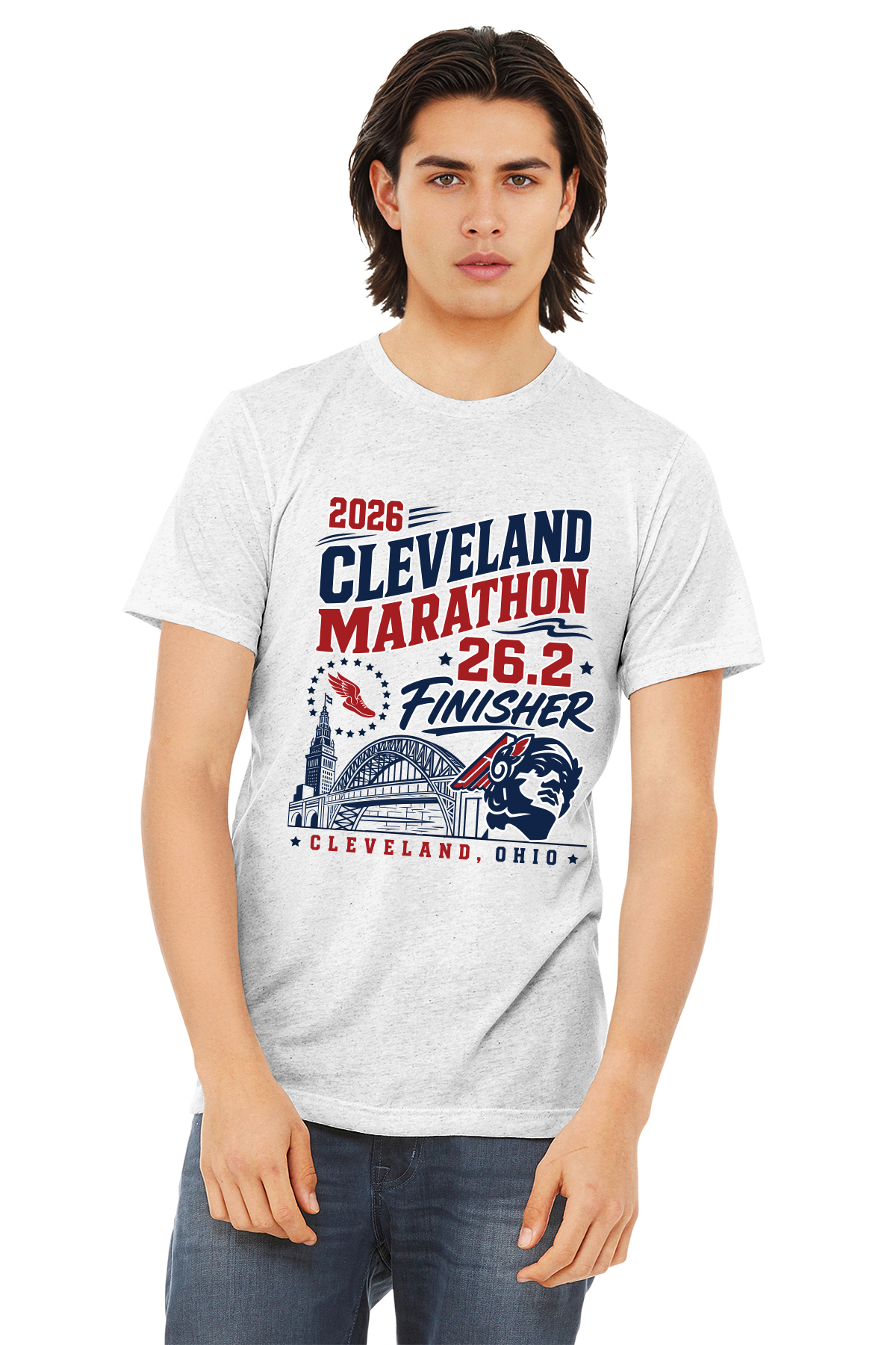 26.2 FINISHER GREY TEE