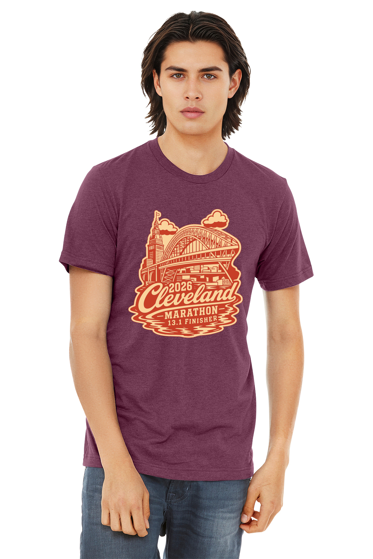 13.1 FINISHER MAROON TEE