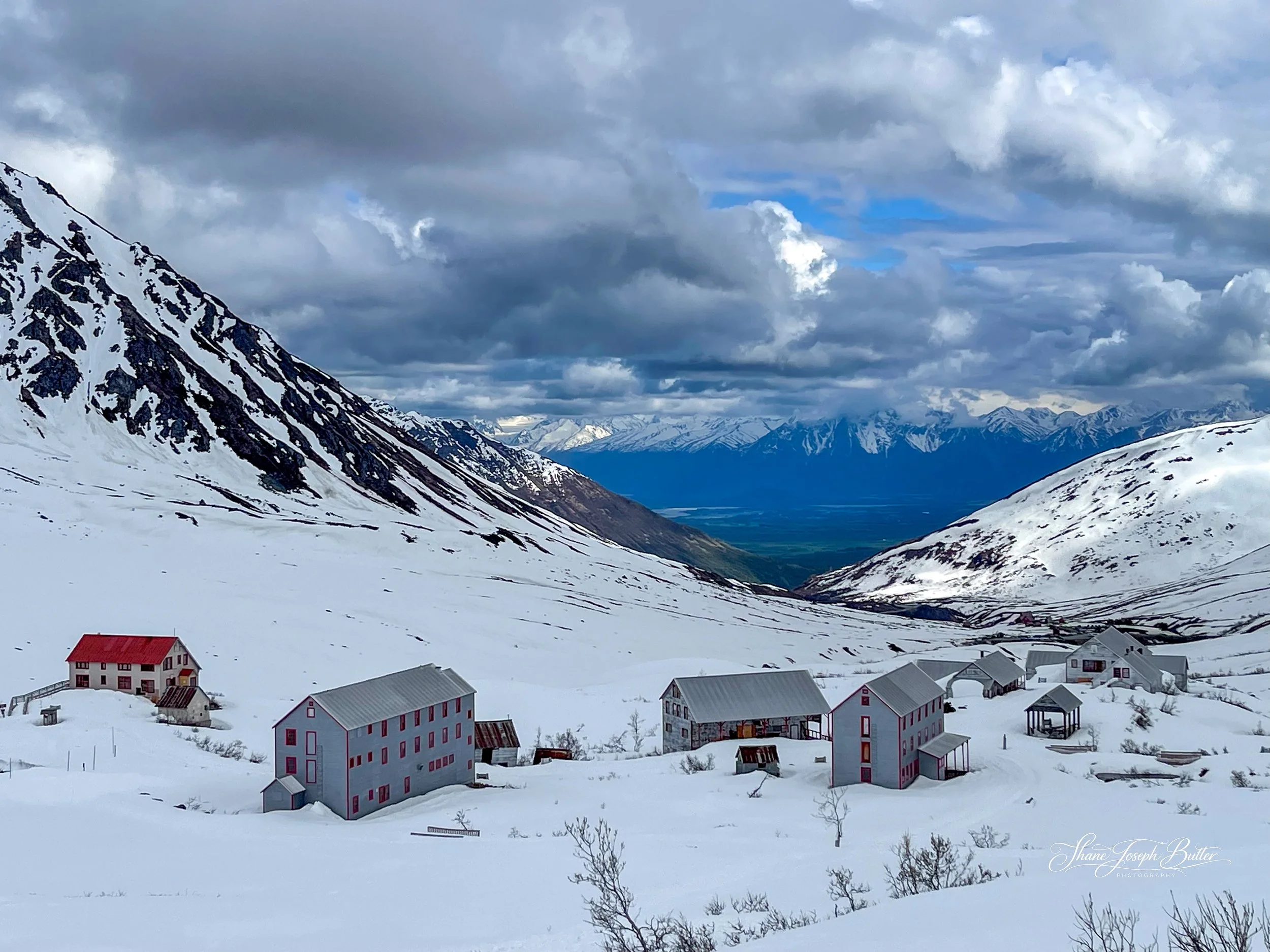 Hatcher Pass looking South down into Palmer, AK in late winter.

Shot with iPhone 12 Pro Max