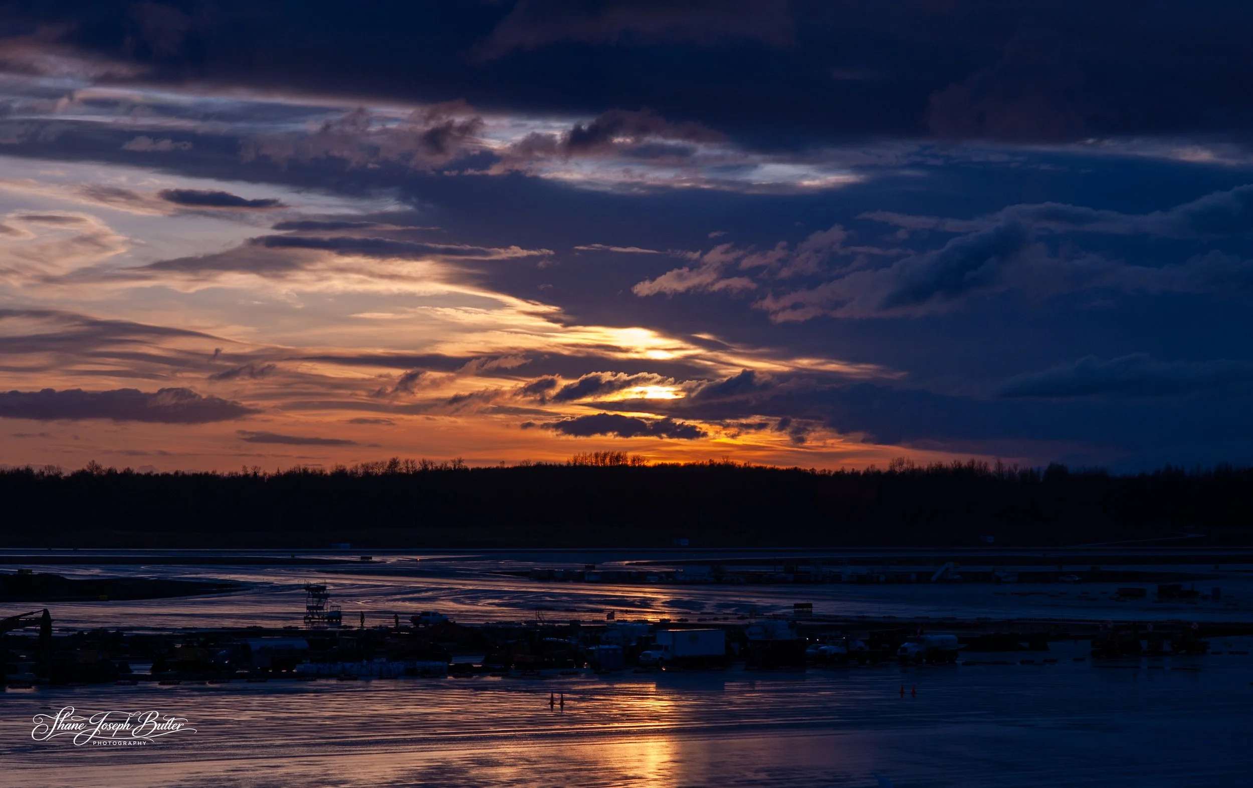 Sunset at Ted Stevens
