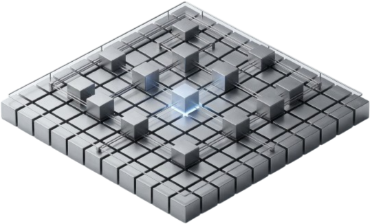 Architectural model illustrating AI risk governance framework controlling distributed marketing AI systems.