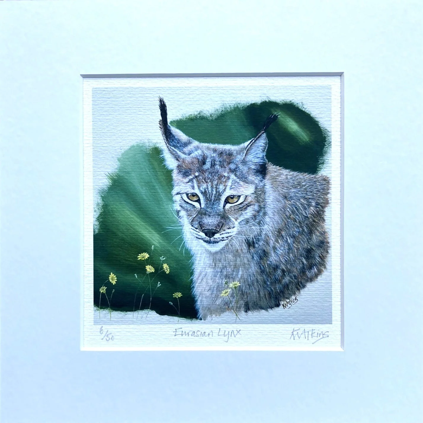 Eurasian Lynx Limited Edition Print