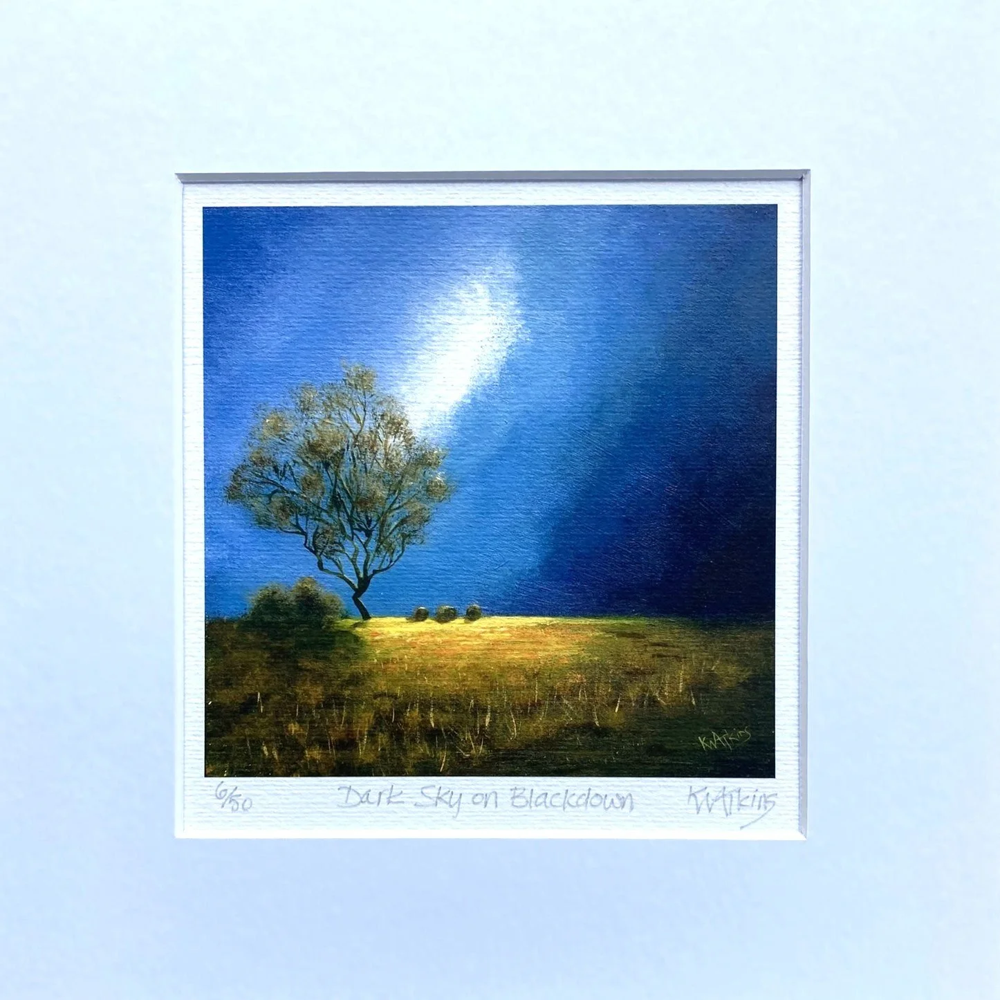 Dark Sky on Blackdown Limited Edition Print