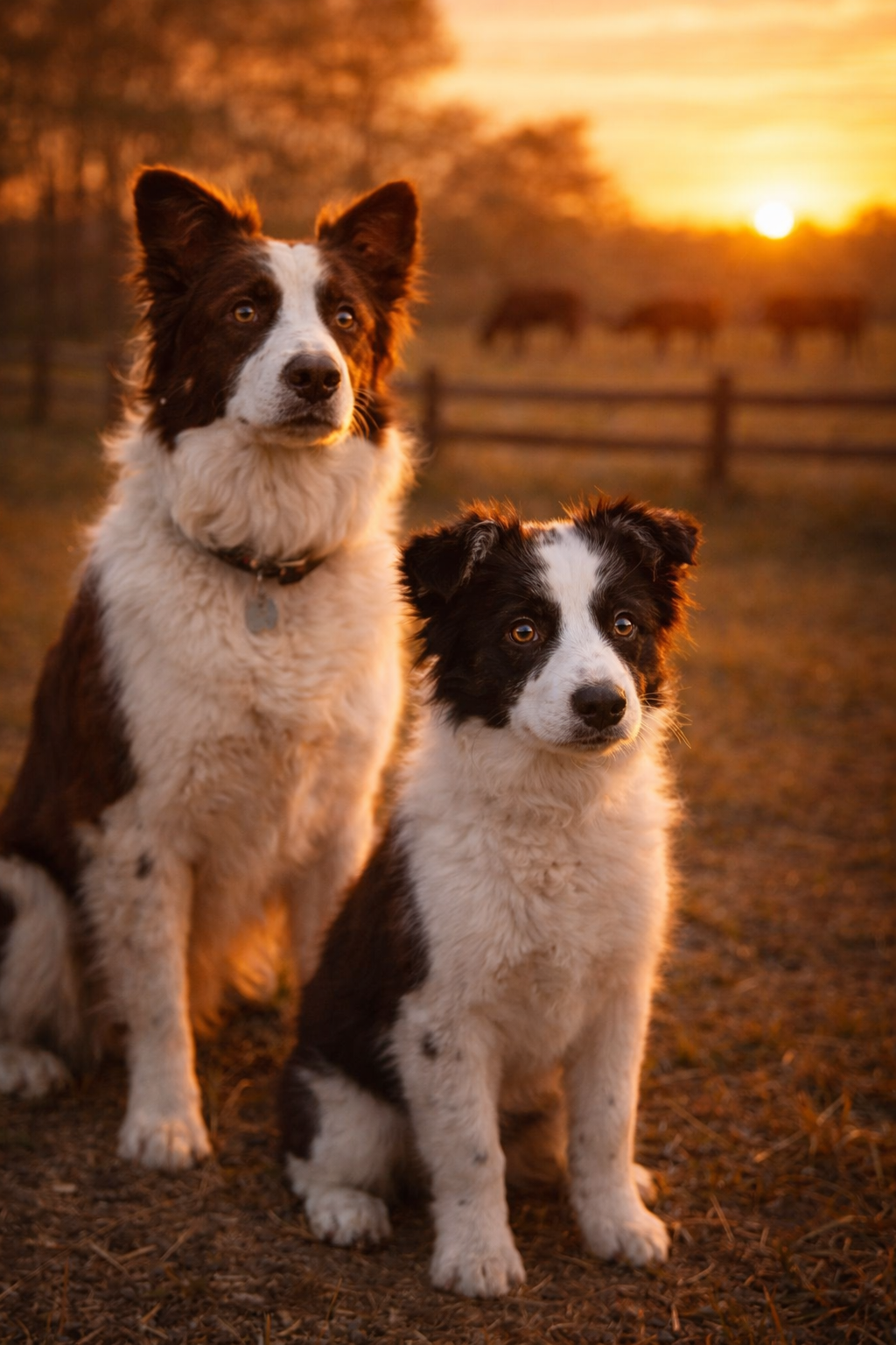 "Ty" Border Collie, Pup and Adult