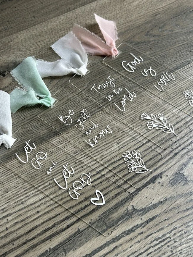 Inspirational, Faith-Based Acrylic Bookmarks