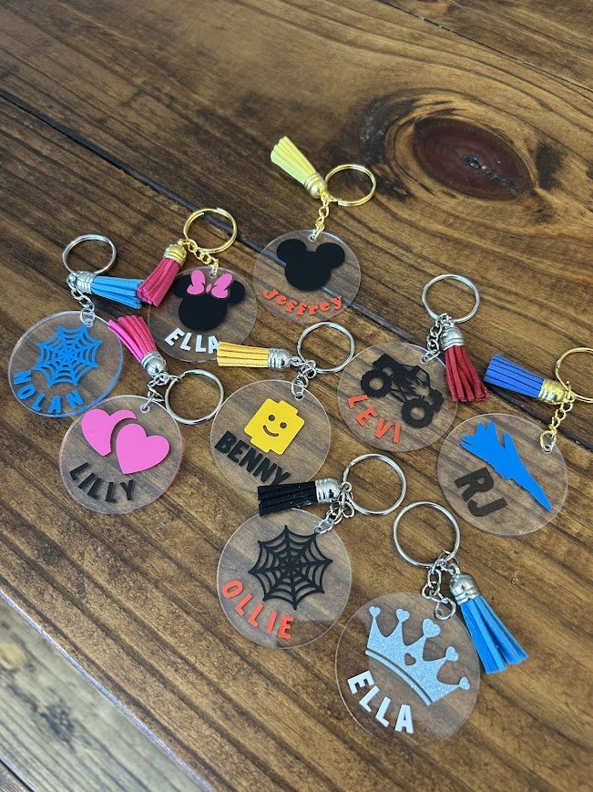 Kids' Personalized Name Keychain