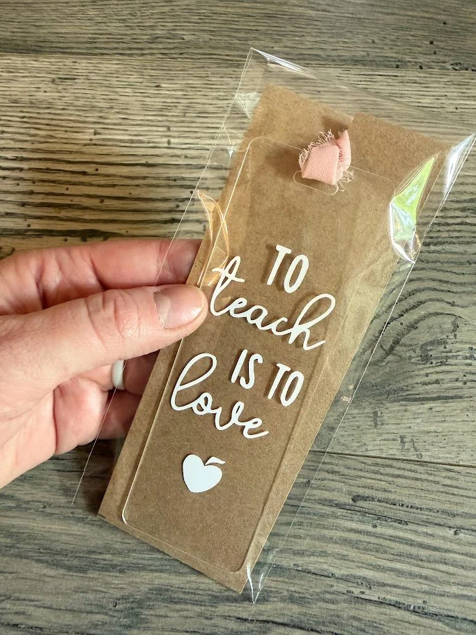 To Teach is to Love Bookmark in giftable packaging