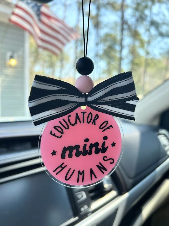 Teach Mini Humans Car Charm.jpg