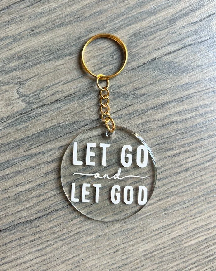 Christian Sayings Acrylic Keychain