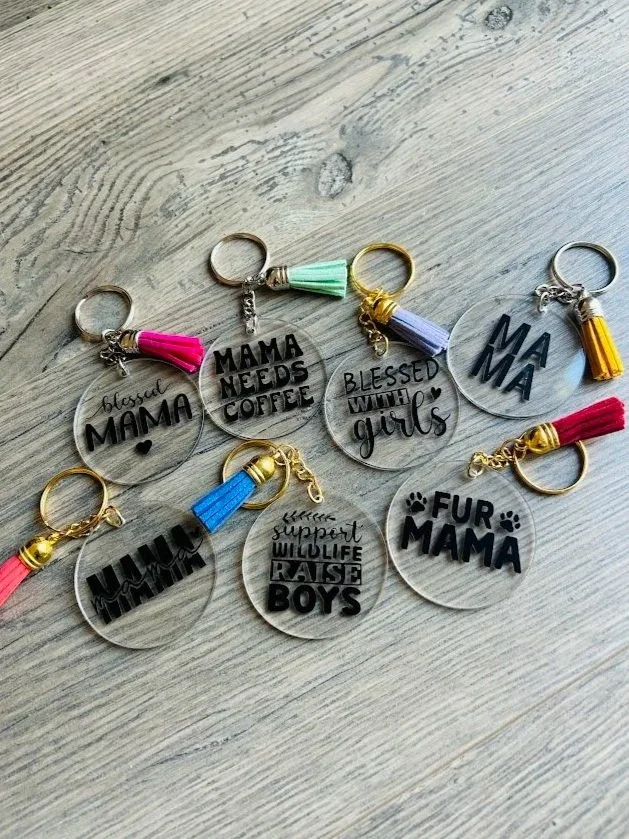 Inspirational Mama Acrylic Keychain