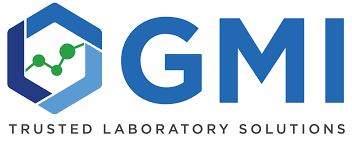GMI logo with a hexagonal emblem and the text 'GMI Trusted Laboratory Solutions'