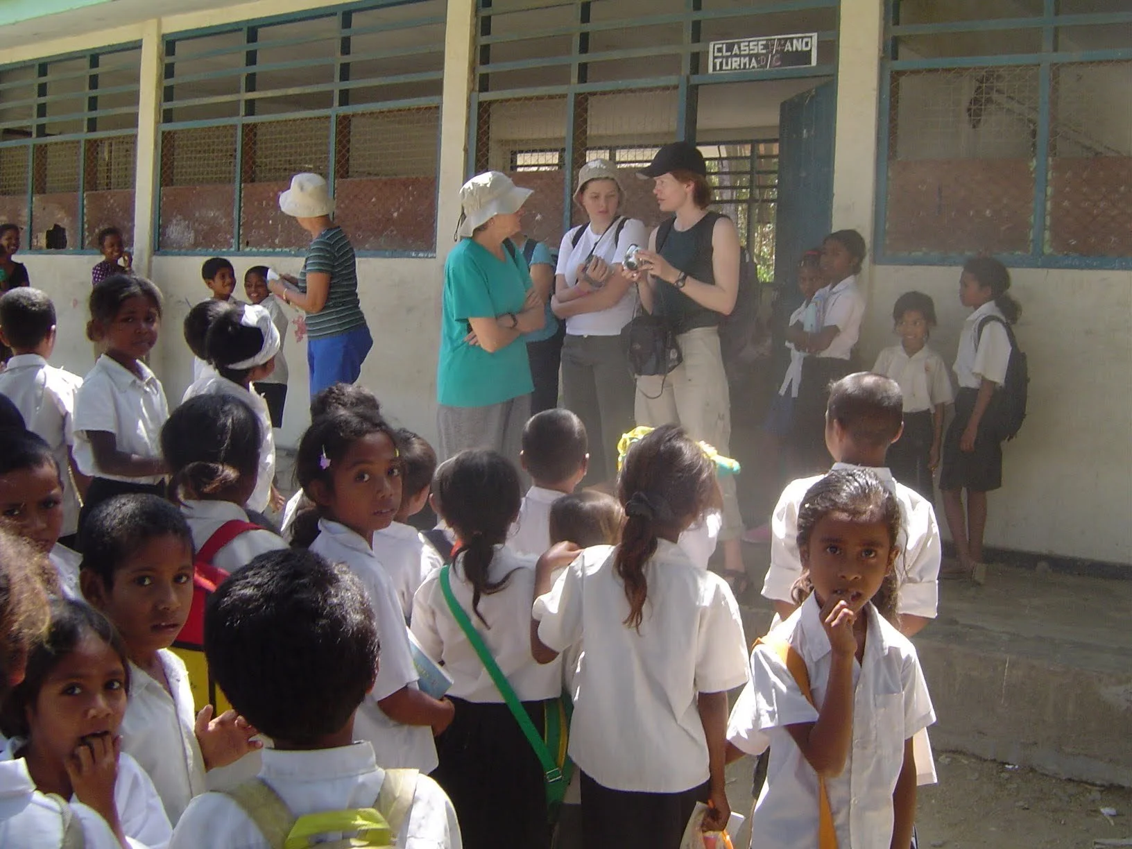 Discussing the plan for the day