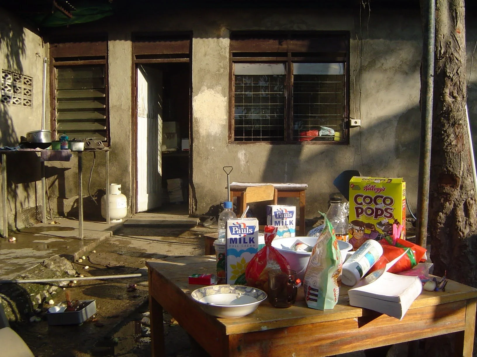 Our Courtyard and accommodation exterior