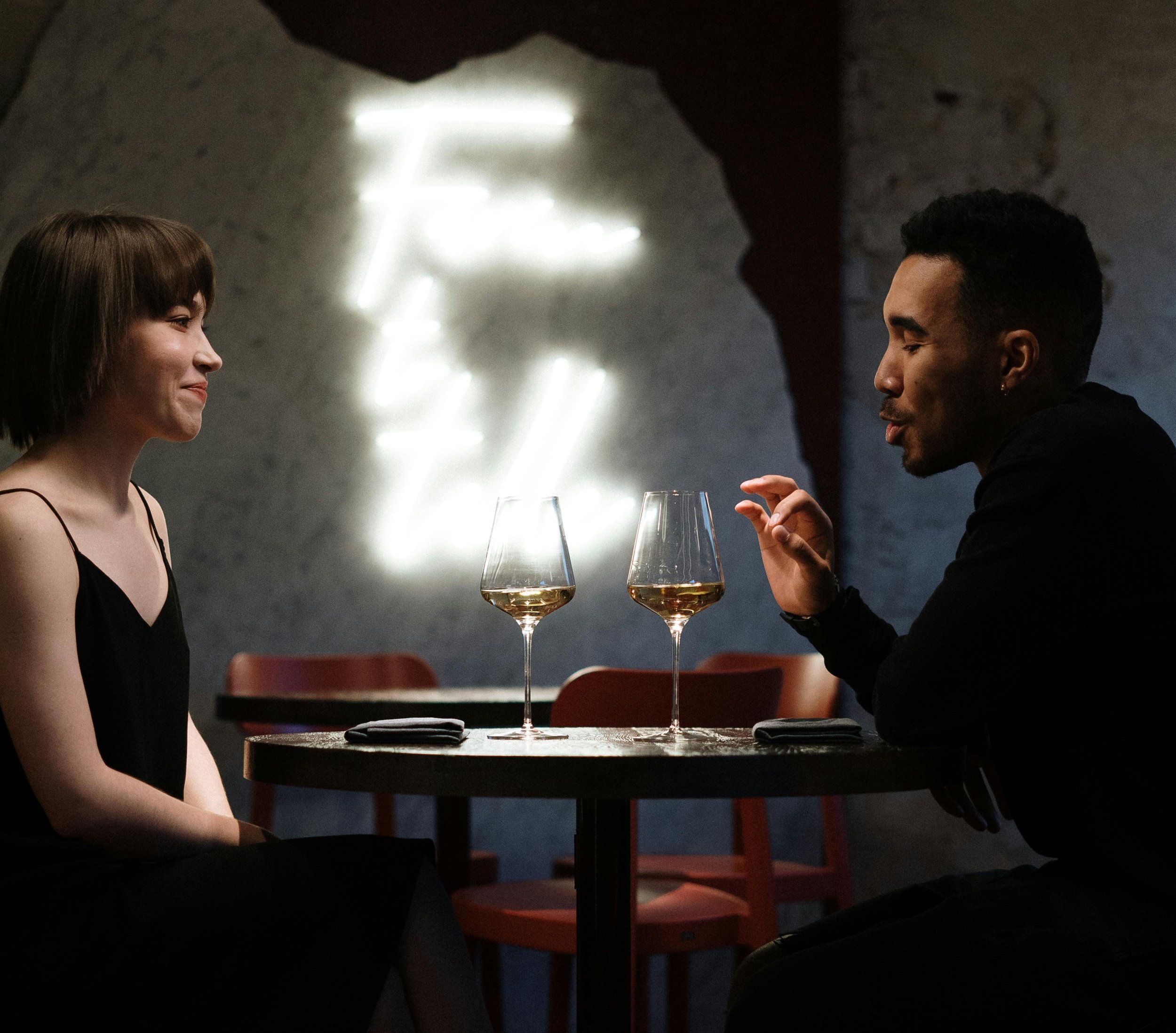 A couple dating in Tampa Bay.