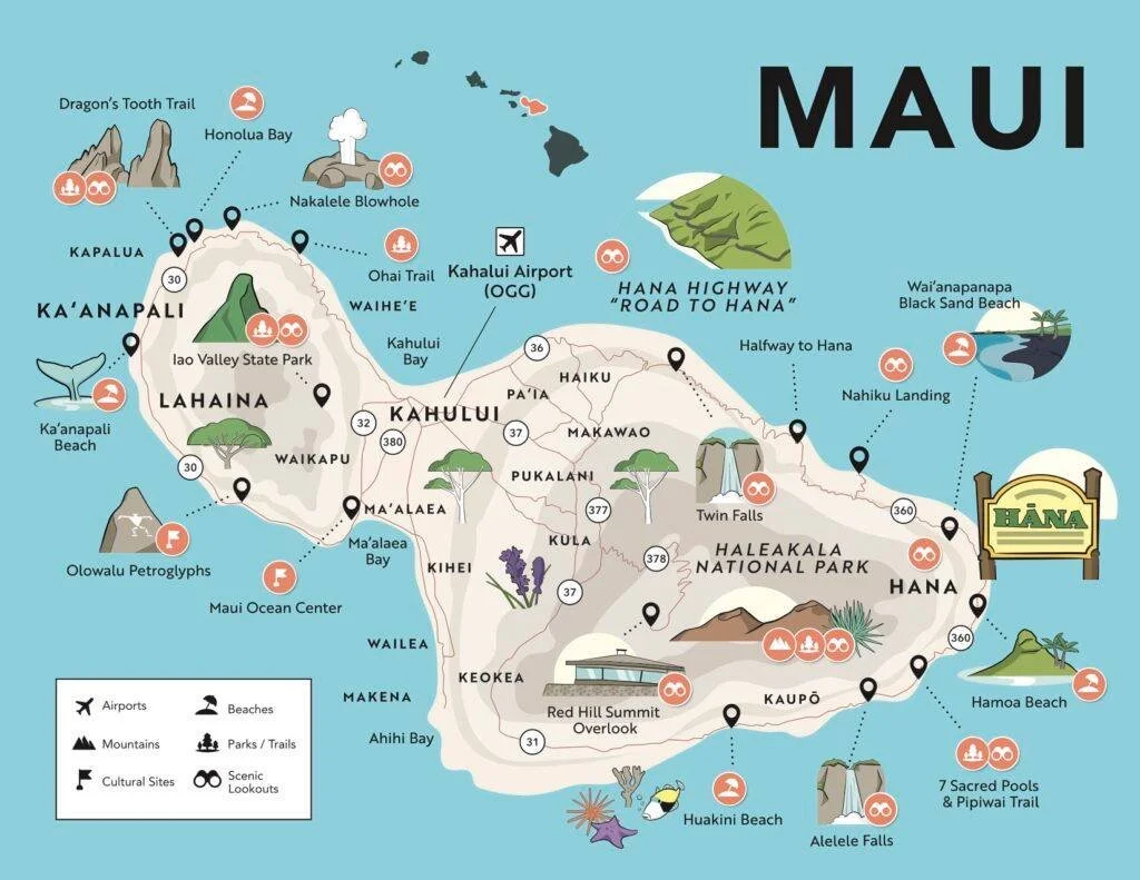 2025 Thanksgiving Road Trip Around Maui Hawaii