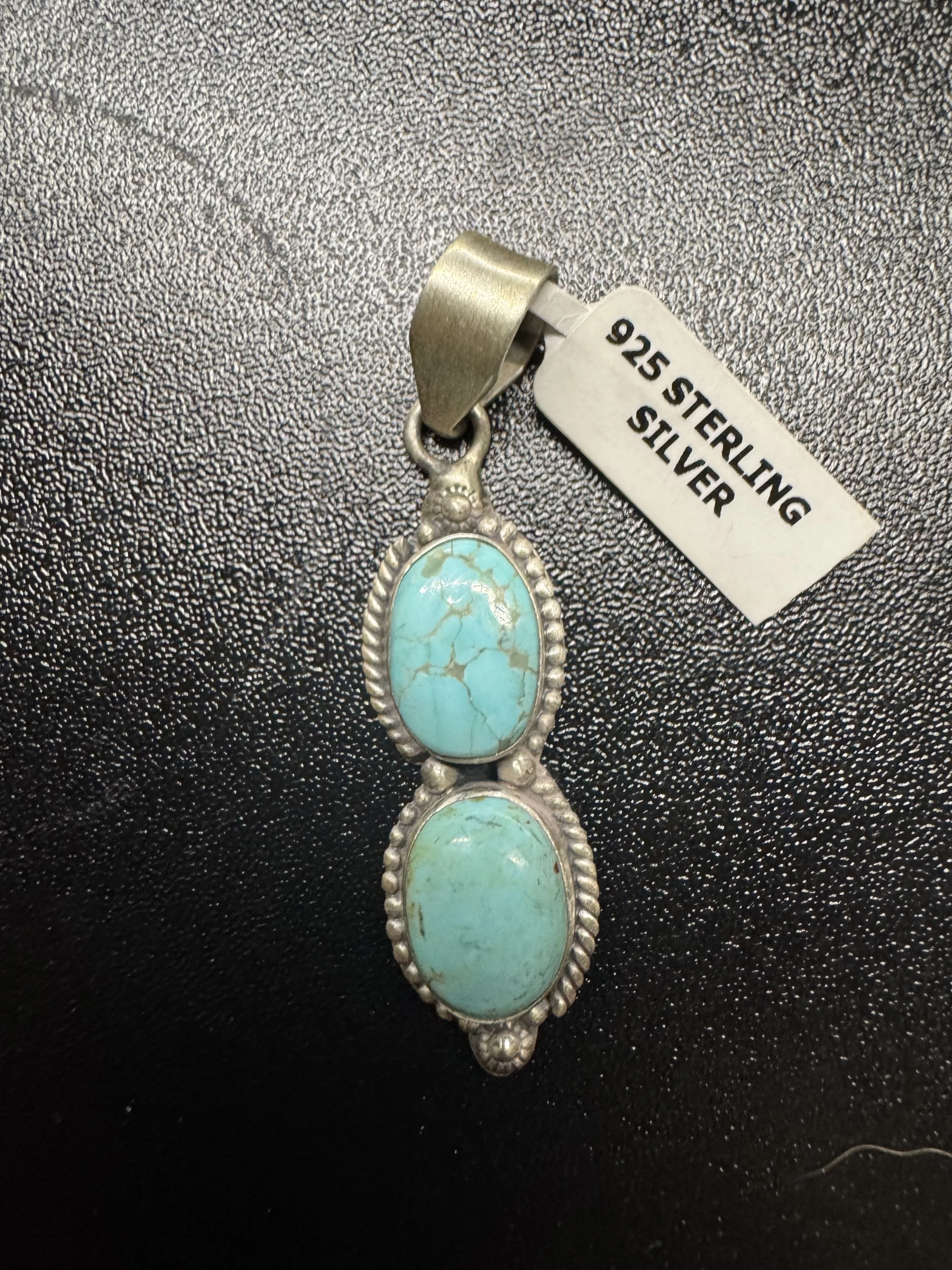 #8 Double Stone Pendant