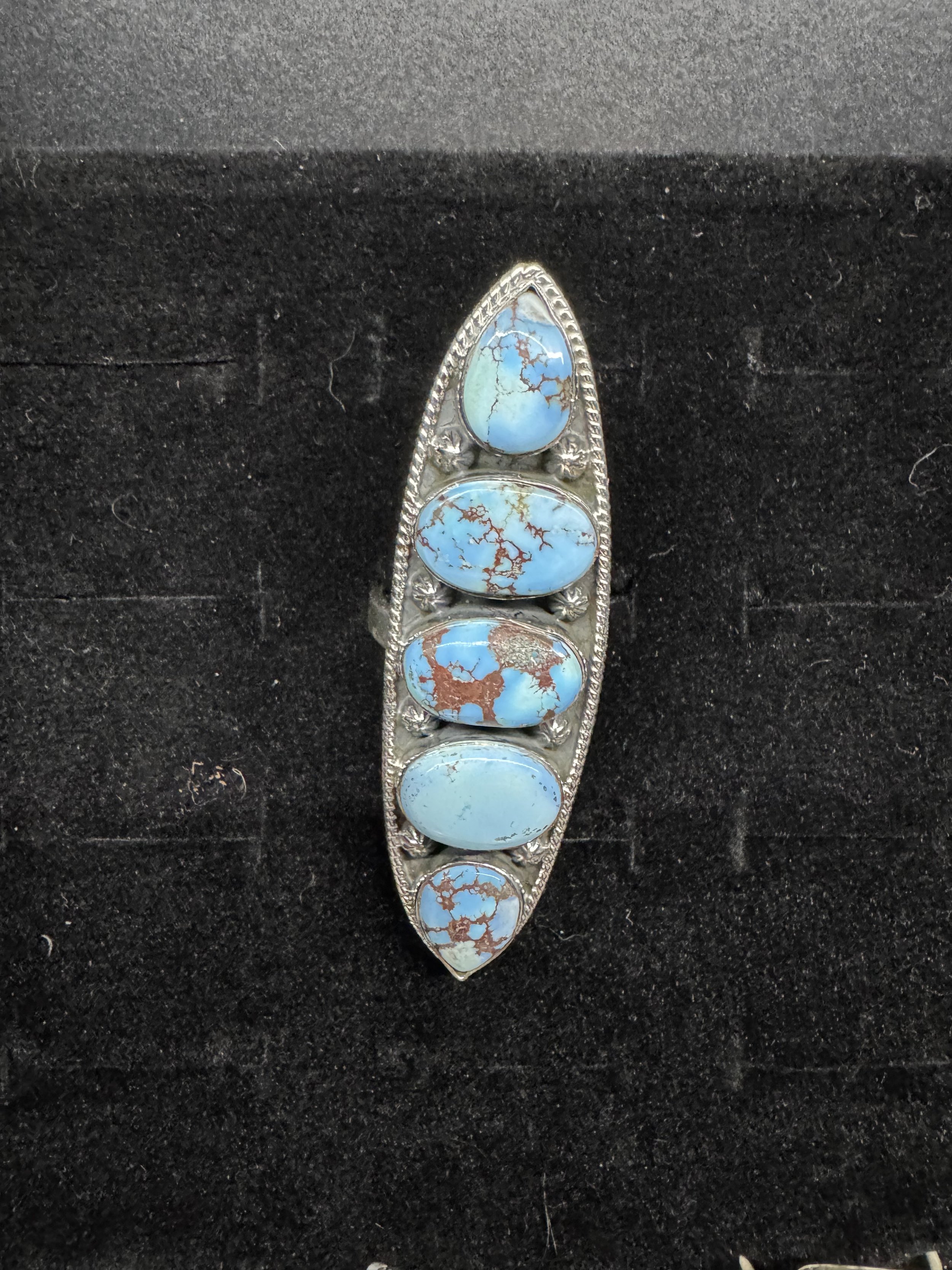 Golden Hills 5 Stone Adjustable Ring