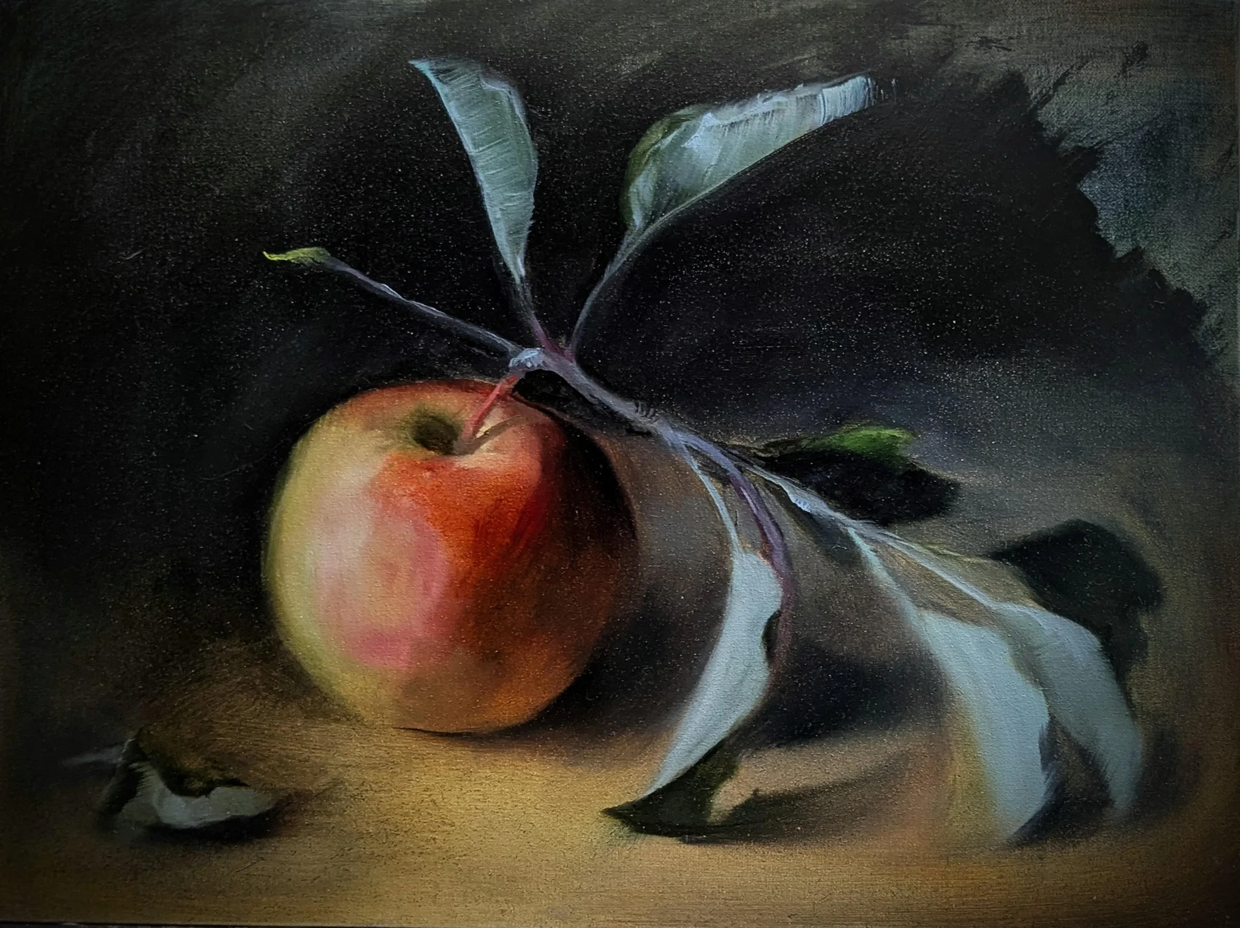 Apple Study - 9x12 - Oil on Panel - SOLD