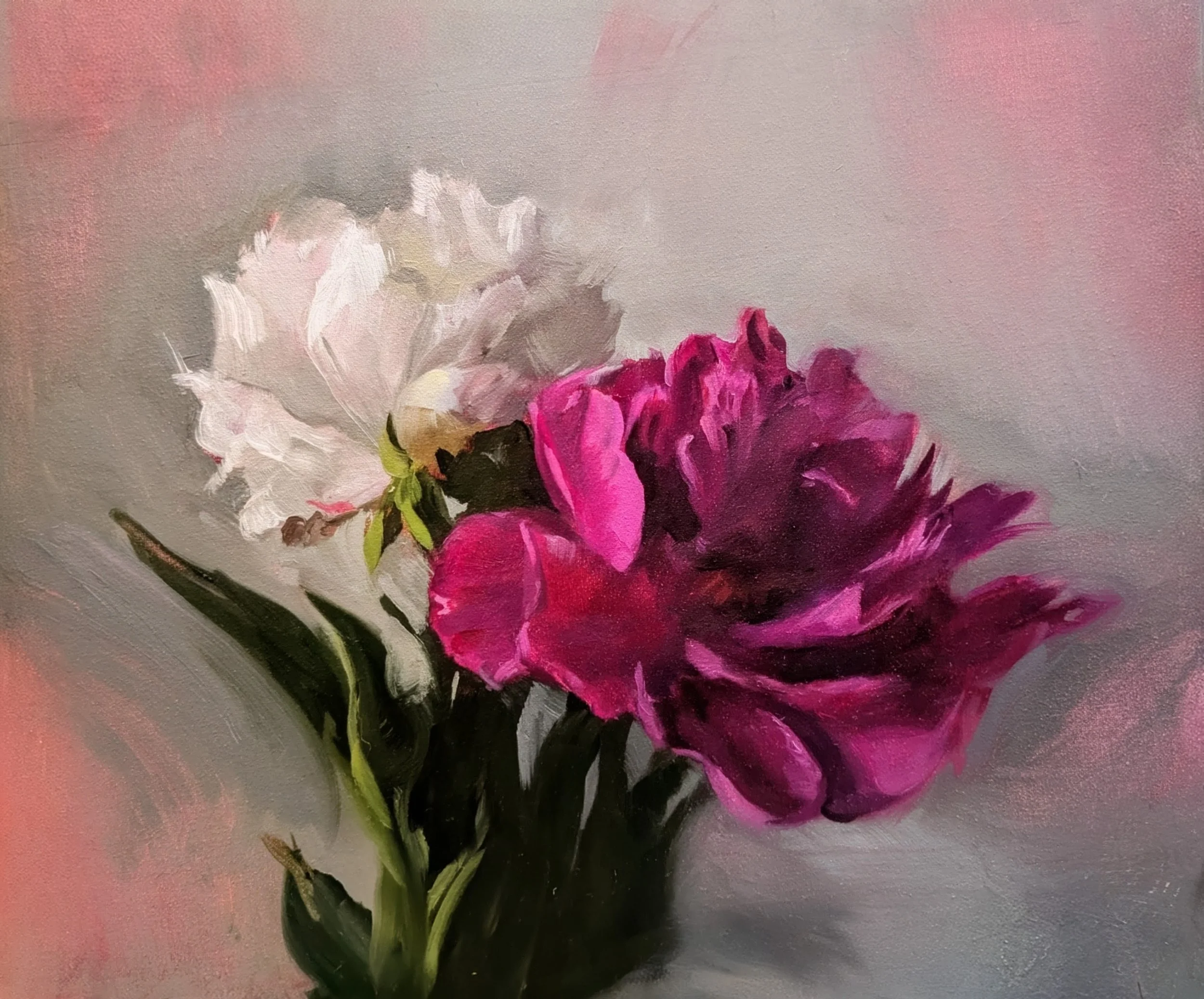 Moving Together - 8x10 - Oil on Panel