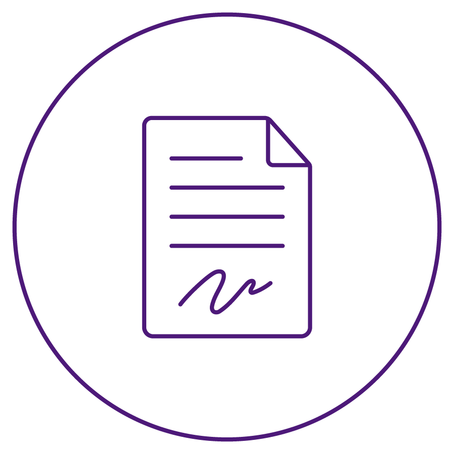 Geometric drawing of an outline square with sections divided by vertical, horizontal, and diagonal lines.
